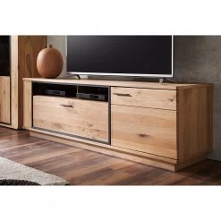 Naturoo Meubles TV muraux Doora III (3 élém.) - Partiellement en chêne à nœuds massif - Chêne à nœuds Bianco / Graphite 17 Naturoo Meubles TV muraux Doora III (3 élém.) - Partiellement en chêne à nœuds massif - Chêne à nœuds Bianco / Graphite -Meubles TV muraux Soldes 1000207679 200305 06214400038 MOOD DETAILS P000000001000207679 mood