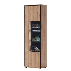 Loftscape Ensemble meubles TV Buena I (3 éléments) - Imitation planches de chêne / Anthracite -Meubles TV muraux Soldes 1000207680 200305 06214500055 DETAILS P000000001000207680