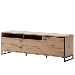 Loftscape Ensemble meubles TV Buena I (3 éléments) - Imitation planches de chêne / Anthracite -Meubles TV muraux Soldes 1000207680 200305 06214500056 DETAILS P000000001000207680