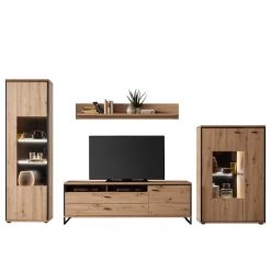 Loftscape Ensemble meubles TV Buena III (4 élém.) - Imitation planches de chêne / Anthracite 24 Loftscape Ensemble meubles TV Buena III (4 élém.) - Imitation planches de chêne / Anthracite -Meubles TV muraux Soldes 1000207682 200305 06214800087 DETAILS P000000001000207682