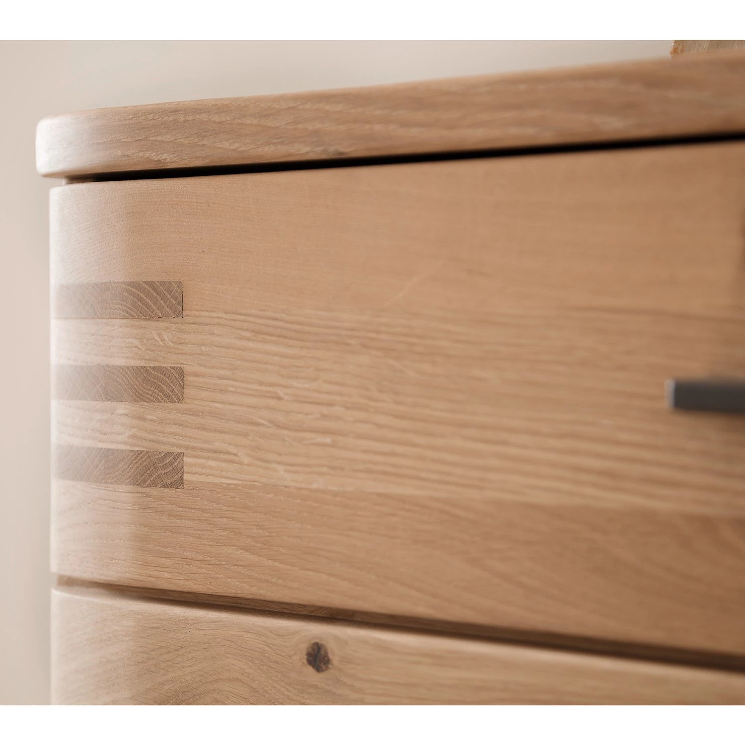 Loftscape Ensemble meubles TV Salvo III (4 élém.) - Partiellement en chêne massif - Planches de chêne Bianco / Gris 15 Loftscape Ensemble meubles TV Salvo III (4 élém.) - Partiellement en chêne massif - Planches de chêne Bianco / Gris – Image 13