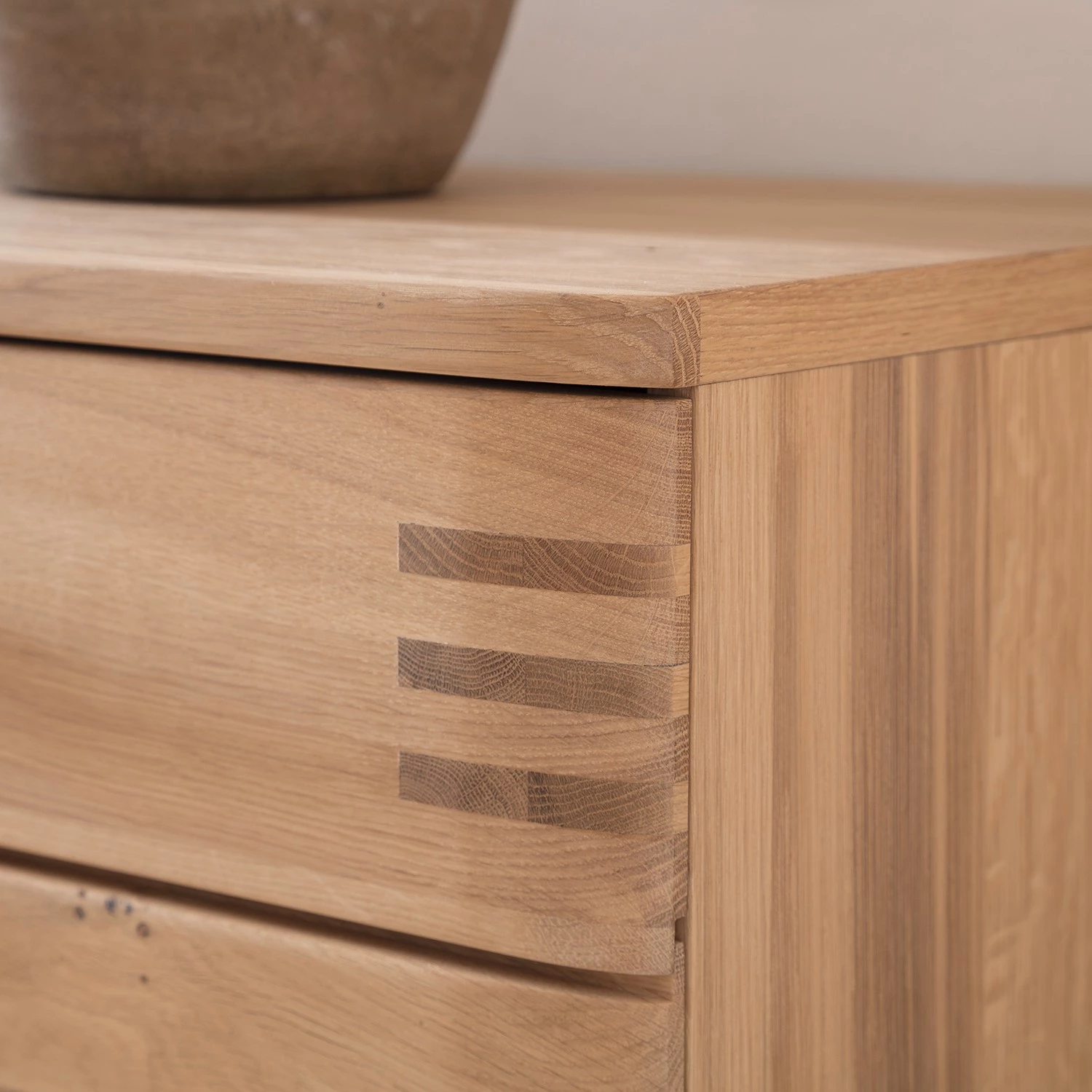 Loftscape Ensemble meubles TV Salvo III (4 élém.) - Partiellement en chêne massif - Planches de chêne Bianco / Gris 16 Loftscape Ensemble meubles TV Salvo III (4 élém.) - Partiellement en chêne massif - Planches de chêne Bianco / Gris – Image 14