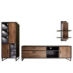 Red Living Ensemble meubles TV Hixson I (3 élém.) - Imitation chêne de tonneau / Noir 22 Red Living Ensemble meubles TV Hixson I (3 élém.) - Imitation chêne de tonneau / Noir -Meubles TV muraux Soldes 1000210793 200723 13095100010 DETAILS P000000001000210793