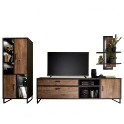 Red Living Ensemble meubles TV Hixson I (3 élém.) - Imitation chêne de tonneau / Noir 21 Red Living Ensemble meubles TV Hixson I (3 élém.) - Imitation chêne de tonneau / Noir -Meubles TV muraux Soldes 1000210793 200723 13095200011 DETAILS P000000001000210793