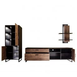 Red Living Ensemble meubles TV Hixson I (3 élém.) - Imitation chêne de tonneau / Noir 23 Red Living Ensemble meubles TV Hixson I (3 élém.) - Imitation chêne de tonneau / Noir -Meubles TV muraux Soldes 1000210793 200723 13095300012 DETAILS P000000001000210793