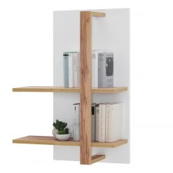 Loftscape Ensemble meubles TV Mundai II (3 élém.) - Avec éclairage  - Blanc / Imitation chêne de Wotan -Meubles TV muraux Soldes 1000210798 200430 14333600062 DETAILS P000000001000210798