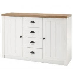 Norrwood Meubles TV muraux Proville IV (4 élém.) - Imitation chêne blanc / Imitation chêne -Meubles TV muraux Soldes 1000214306 200527 07010600127 DETAILS P000000001000214306