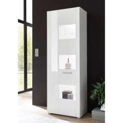 Loftscape Ensemble meubles TV Cely I (4 éléments) - Blanc brillant / Blanc mat -Meubles TV muraux Soldes 1000214312 200527 07012500142 MOOD DETAILS P000000001000214312 mood