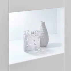 Loftscape Ensemble meubles TV Cely I (4 éléments) - Blanc brillant / Blanc mat -Meubles TV muraux Soldes 1000214312 200527 07014600158 DETAILS P000000001000214312