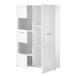 Loftscape Ensemble meubles TV Cely II (4 éléments) - Blanc brillant / Blanc mat -Meubles TV muraux Soldes 1000214313 200527 07020700173 DETAILS P000000001000214313