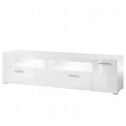 Loftscape Ensemble meubles TV Cely III (4 élém.) - Blanc brillant / Blanc mat -Meubles TV muraux Soldes 1000214314 200527 07024300199 DETAILS P000000001000214314