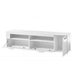Loftscape Ensemble meubles TV Cely III (4 élém.) - Blanc brillant / Blanc mat -Meubles TV muraux Soldes 1000214314 200527 07024400200 DETAILS P000000001000214314