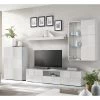 LC Spa Ensemble meubles TV Dama II (4 éléments) - Blanc brillant -Meubles TV muraux Soldes 1000216291 200630 09124000034 MOOD IMAGE P000000001000216291 mood