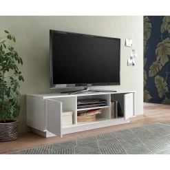 LC Spa Ensemble meubles TV Ice II (3 éléments) - Blanc brillant -Meubles TV muraux Soldes 1000216805 220531 022 MOOD DETAILS P000000001000216805 mood