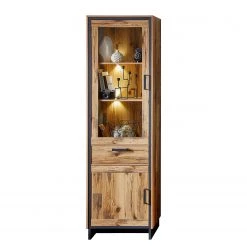 Ridgevalley Ensemble meubles TV Priay I (4 éléments) - Avec éclairage - Imitation mélèze / Graphite -Meubles TV muraux Soldes 1000221767 200831 14271700008 DETAILS P000000001000221767