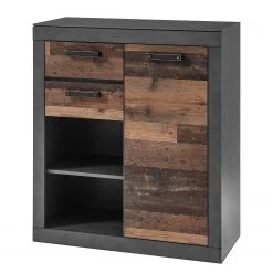 Red Living Ensemble meubles TV Buzan I (4 élém.) - Imitation bois recyclé / Anthracite -Meubles TV muraux Soldes 1000223920 200828 15460400100 DETAILS P000000001000223920