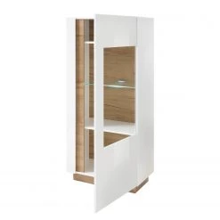 Loftscape Ensemble meubles TV Cailla I (4 élém.) - Blanc brillant / Imitation chêne 19 Loftscape Ensemble meubles TV Cailla I (4 élém.) - Blanc brillant / Imitation chêne -Meubles TV muraux Soldes 1000223923 200828 15482500129 DETAILS P000000001000223923