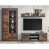 Red Living Ensemble meubles TV Buzan III (3 élém.) - Imitation bois recyclé / Anthracite -Meubles TV muraux Soldes 1000223925 200828 15495800152 MOOD IMAGE P000000001000223925 mood