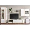 Loftscape Ensemble meubles TV Cailla II (4 élém.) - Blanc brillant / Imitation chêne -Meubles TV muraux Soldes 1000223932 200828 15502700173 MOOD IMAGE P000000001000223932 mood