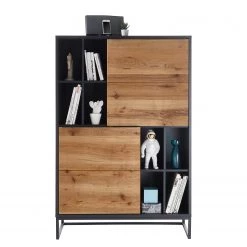 Red Living Ensemble meubles TV Barview II (3 élém.) - Placage bois - Chêne / Anthracite -Meubles TV muraux Soldes 1000224225 210215 11270000019 DETAILS P000000001000224225