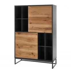 Red Living Ensemble meubles TV Barview II (3 élém.) - Placage bois - Chêne / Anthracite -Meubles TV muraux Soldes 1000224225 210215 11270200020 DETAILS P000000001000224225