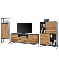 Red Living Ensemble meubles TV Barview II (3 élém.) - Placage bois - Chêne / Anthracite -Meubles TV muraux Soldes 1000224225 210218 08381500006 DETAILS P000000001000224225