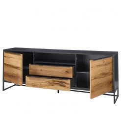 Red Living Ensemble meubles TV Barview III (3 élé.) - Placage bois - Chêne / Anthracite -Meubles TV muraux Soldes 1000224226 210215 11271500028 DETAILS P000000001000224226