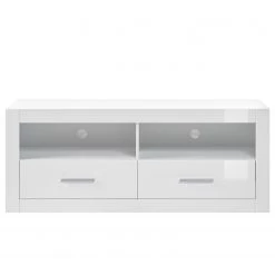 Loftscape Meubles TV muraux Bricktown I (4 élém.) - Blanc brillant / Blanc mat -Meubles TV muraux Soldes 1000224390 200904 12220200069 DETAILS P000000001000224390