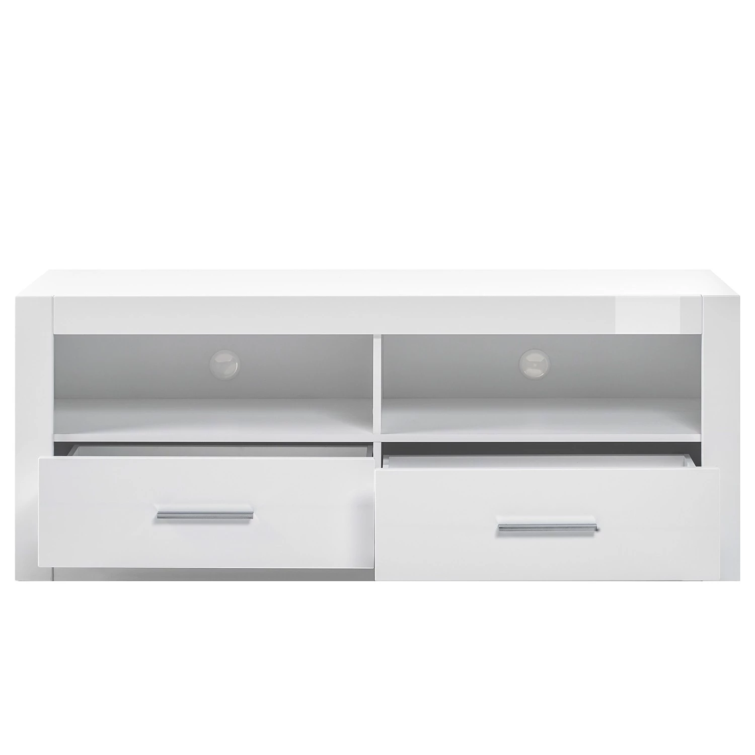 Loftscape Meubles TV muraux Bricktown V (4 élém.) - Blanc brillant / Blanc mat 10 Loftscape Meubles TV muraux Bricktown V (4 élém.) - Blanc brillant / Blanc mat – Image 8