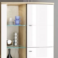 Loftscape Ensembles meubles TV Colcord (4 élém.) - Blanc brillant / Imitiation chêne 18 Loftscape Ensembles meubles TV Colcord (4 élém.) - Blanc brillant / Imitiation chêne -Meubles TV muraux Soldes 1000224461 200902 06401400018 DETAILS P000000001000224461