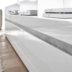 Loftscape Ensemble meubles TV Cape Ann II (2 él.) - Blanc brillant / Blanc mat -Meubles TV muraux Soldes 1000226256 200923 15540400091 DETAILS P000000001000226256