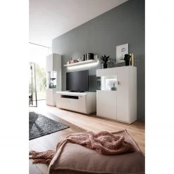 Loftscape Meubles TV muraux Cassville I ( 4 élém.) - Blanc mat / Anthracite -Meubles TV muraux Soldes 1000226401 200925 06051400005 MOOD DETAILS P000000001000226401 mood