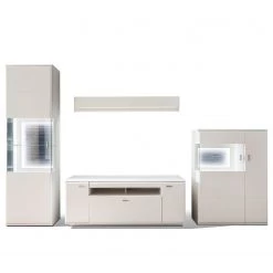 Loftscape Meubles TV muraux Cassville I ( 4 élém.) - Blanc mat / Anthracite -Meubles TV muraux Soldes 1000226401 200925 06051600006 DETAILS P000000001000226401