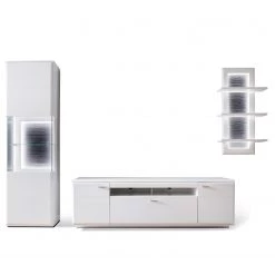 Loftscape Meubles TV muraux Cassville II ( 4 él.) - Blanc mat / Anthracite -Meubles TV muraux Soldes 1000226402 200925 06053700021 DETAILS P000000001000226402