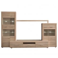 Loftscape Ensemble meubles TV Vierzon (4 éléments) - Imitation chêne Sonoma -Meubles TV muraux Soldes 1000237339 201230 13131900033 DETAILS P000000001000237339