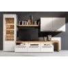 GWINNER Ensemble meubles TV Bellano I (4 élém.) - Placage en bois véritable - Blanc mat / Planches de chêne - Alignement à droite - Avec éclairage -Meubles TV muraux Soldes 1000254947 210511 10460800223 MOOD IMAGE P000000001000254947 mood