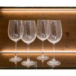 GWINNER Ensemble meubles TV Bellano I (4 élém.) - Placage en bois véritable - Blanc mat / Planches de chêne - Alignement à droite - Avec éclairage -Meubles TV muraux Soldes 1000254947 210723 15201400193 DETAILS P000000001000254947