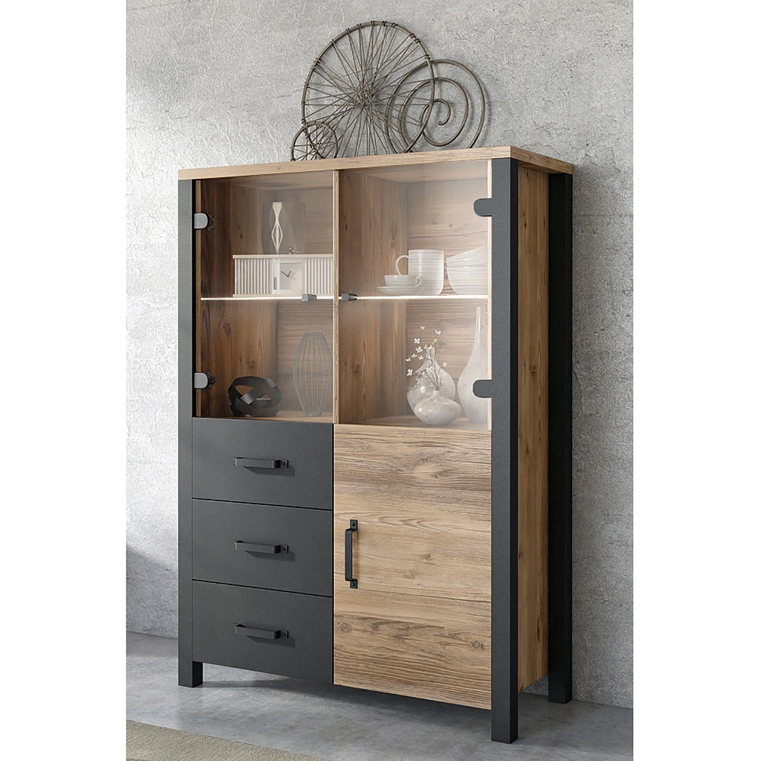 Red Living Ensemble meubles TV Velleron I (4 élém.) 7 Red Living Ensemble meubles TV Velleron I (4 élém.) – Image 5