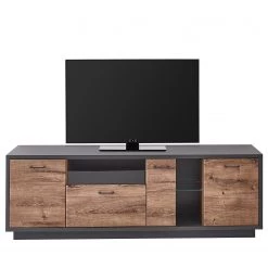 Red Living Ensemble meubles TV Batey (2 éléments) - Imitation chêne de Havel / Graphite -Meubles TV muraux Soldes 1000261854 210430 14481500026 DETAILS P000000001000261854