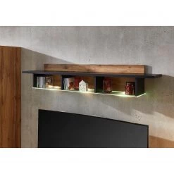 Loftscape Ensemble meubles TV Belloc II (5 élém.) - Avec éclairage intégré - Noir mat / Imitation chêne 26 Loftscape Ensemble meubles TV Belloc II (5 élém.) - Avec éclairage intégré - Noir mat / Imitation chêne -Meubles TV muraux Soldes 1000281314 210720 14014200036 DETAILS P000000001000281314