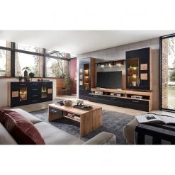 Loftscape Ensemble meubles TV Belloc II (5 élém.) - Avec éclairage intégré - Noir mat / Imitation chêne 16 Loftscape Ensemble meubles TV Belloc II (5 élém.) - Avec éclairage intégré - Noir mat / Imitation chêne -Meubles TV muraux Soldes 1000281314 210727 12553600003 MOOD DETAILS P000000001000281314 mood