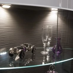 Loftscape Ensemble meubles TV Intento I (4 élém.) - Blanc brillant / Anthracite -Meubles TV muraux Soldes 1000288189 210827 12095800078 DETAILS P000000001000288189