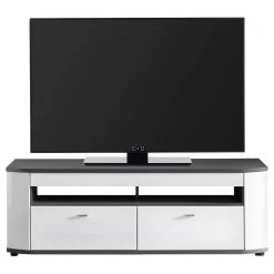 Loftscape Ensemble meubles TV Intento I (4 élém.) - Blanc brillant / Anthracite -Meubles TV muraux Soldes 1000288189 210827 12095800082 DETAILS P000000001000288189