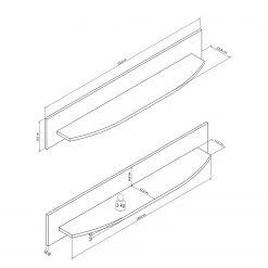 Loftscape Ensemble meubles TV Intento III (3 él.) - Blanc brillant / Anthracite 34 Loftscape Ensemble meubles TV Intento III (3 él.) - Blanc brillant / Anthracite -Meubles TV muraux Soldes 1000288375 210827 16503100001 SKETCH DETAILS P000000001000288375 sketch
