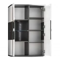 Loftscape Ensemble meubles TV Intento III (3 él.) - Blanc brillant / Anthracite 32 Loftscape Ensemble meubles TV Intento III (3 él.) - Blanc brillant / Anthracite -Meubles TV muraux Soldes 1000288375 210827 16504700019 DETAILS P000000001000288375