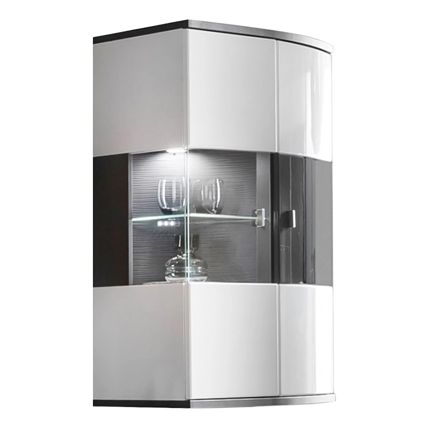 Loftscape Ensemble meubles TV Intento III (3 él.) - Blanc brillant / Anthracite 17 Loftscape Ensemble meubles TV Intento III (3 él.) - Blanc brillant / Anthracite – Image 15