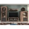 Trendteam Ensemble meubles TV Georgia (4 éléments) - Gris foncé / Imitation chêne rustique -Meubles TV muraux Soldes 1000300851 211015 12542500060 MOOD IMAGE P000000001000300851 mood