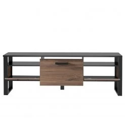 Red Living Ensemble meubles TV Norddal I (4 élém.) - Imitation noyer / Noir -Meubles TV muraux Soldes 1000310665 211125 14543300085 DETAILS P000000001000310665