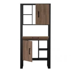 Red Living Ensemble meubles TV Norddal I (4 élém.) - Imitation noyer / Noir -Meubles TV muraux Soldes 1000310665 211125 14543400097 DETAILS P000000001000310665