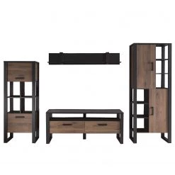 Red Living Ensemble meubles TV Norddal III (4 él.) - Imitation noyer / Noir 17 Red Living Ensemble meubles TV Norddal III (4 él.) - Imitation noyer / Noir -Meubles TV muraux Soldes 1000310667 211125 14554100080 DETAILS P000000001000310667